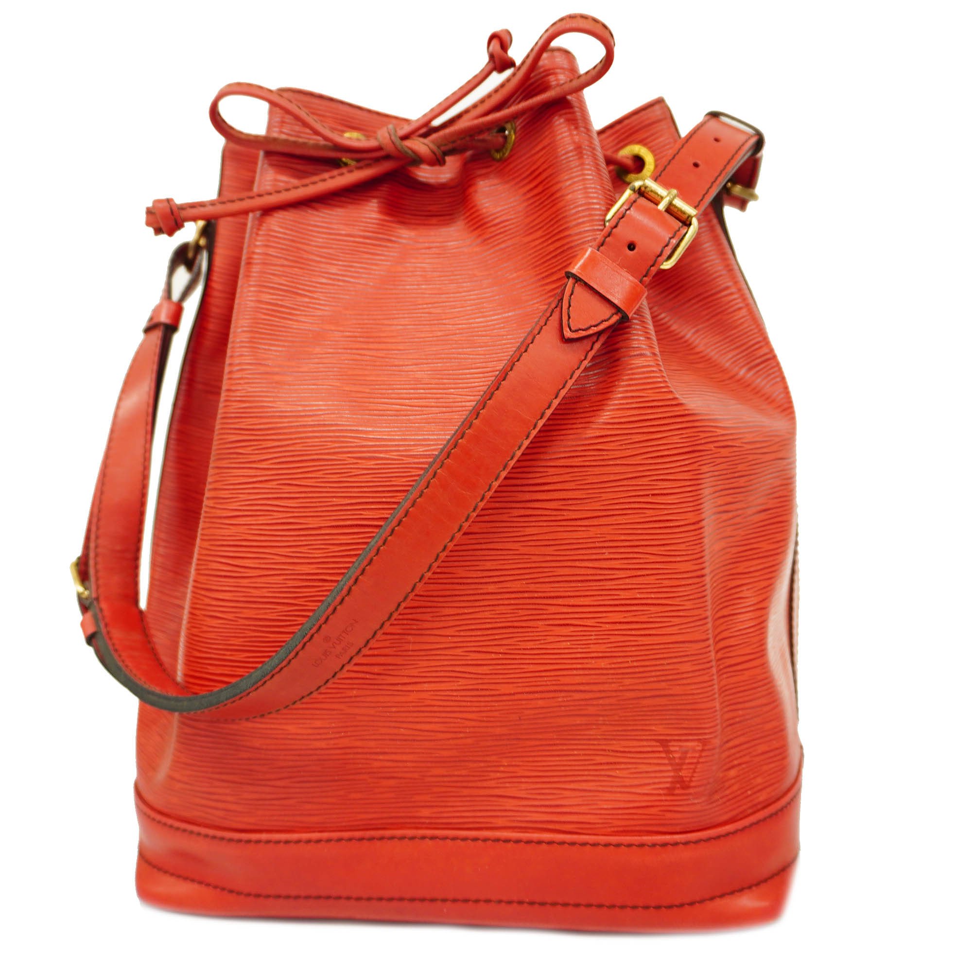 Louis Vuitton[3ab1535]Auth Shoulder Bag Epi Noe M59007 Castilian Red